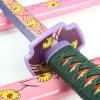 Épée à lame demon slayer kokushibo katana kimetsu no yaiba, accessoire de cosplay anime, taille réelle, jouet sabre de samouraï japonais katana samouraï, 104cm