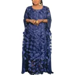 Abayas pour femmes dubaï africain musulman Robe de mode Caftan Marocain robes de soirée en mousseline de soie Boubou Robe Djellaba Femme