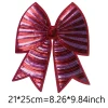 1 pièce 21*25cm fer sur rose paillettes nœud papillon vêtements appliques filles bricolage accessoire pour vêtements sac à dos