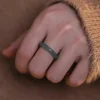 Bague en verre de Jade naturel, Imitation de Style chinois, Style Court ancien, mode Couple, bijoux populaires, cadeau charmant, vente en gros