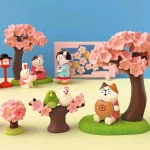 ZAKKA fleur de cerisier mignon chat ornement fleurs d’amiral scène INS jouet à la mode bricolage résine artisanat chiffres ornements ZAKKA fleur de cerisier mignon chat ornement fleurs d’amiral scène INS jouet à la mode bricolage résine artisanat chiffres ornements
