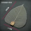 bodhi feuille fuite de thé zen filtre à feuilles naturelles filtre à thé accessoires de cérémonie du thé passoire signet