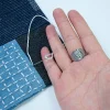 ensemble de broderie sashiko soluble dans l'eau pour débutant, avec fil et aiguilles, kit de broderie à la main, fournitures de couture pour quilting à la main