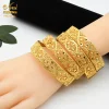 bracelets couleur or dubaï pour femmes, plaqué or, indien, africain, dur, breloque de mariage, bijoux à main arabes éthiopiens de luxe
