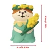 statue de chat japonais zakka, figurine miniature, modèle de chat d'amoureux de mariage, ornement en résine, décoration de voiture et de maison, accessoires de photographie