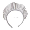 coiffure à volants pour femmes, bandeau demoiselle d'honneur blanc, couvre chef gothique anime cosplay