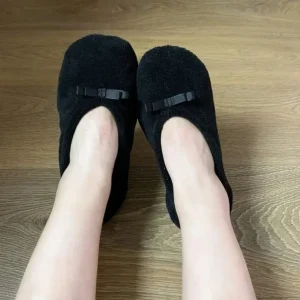 Pantoufle de chambre femme hiver chaud Contton Slip Non intérieur chaussures de sol plat décontracté moelleux paresseux femmes maison noir pantoufle chaussettes Pantoufle de chambre femme hiver chaud Contton Slip Non intérieur chaussures de sol plat décontracté moelleux paresseux femmes maison noir pantoufle chaussettes