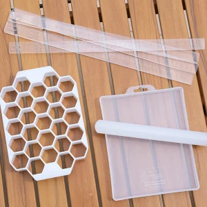 Découpeur d’égalisation de pâte en accent d’abeille, outils de cuisine, fournitures de raviolis Découpeur d’égalisation de pâte en accent d’abeille, outils de cuisine, fournitures de raviolis
