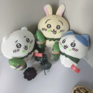 Chiikawa Usagi Hachiwara Kyoto Matcha poupée en peluche mignon porte-clés pendentif peluche pour enfants collectionneurs bureau décoration cadeau