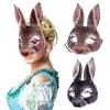 masque d'animal 3d réaliste, demi masque, tigre, cochon, lapin, léopard, halloween, carnaval, ix, tim ade, cosplay, accessoires de costume