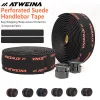 atweina enveloppe de vélo de route avec support adhésif antidérapant et bbreathable avec enveloppe de mouche morte en pu + eva avec accessoires d'équitation