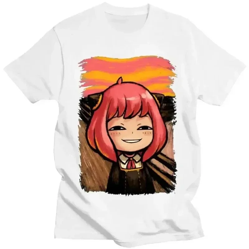 t shirt estival et esthétique rétro pour femme, espion x, famille anya forger, graphique, japonais, harajuku t shirt estival et esthétique rétro pour femme, espion x, famille anya forger, graphique, japonais, harajuku