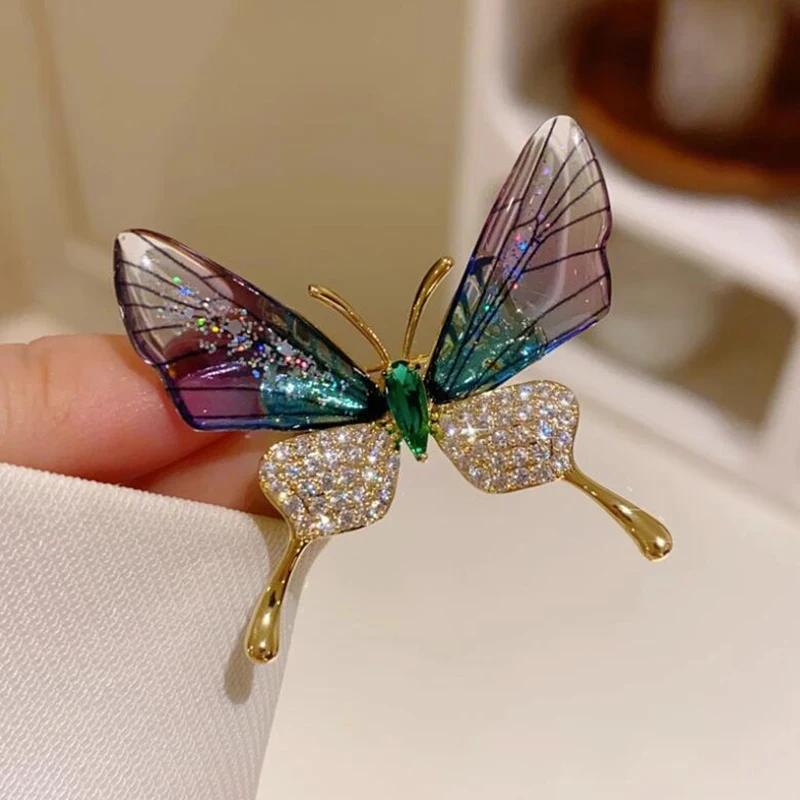 broche papillon antidéflagrante, corsage d'insecte, accessoire pour femmes, ailes transparentes en acrylique, épingle pour vêtements de haute qualité broche papillon antidéflagrante, corsage d'insecte, accessoire pour femmes, ailes transparentes en acrylique, épingle pour vêtements de haute qualité