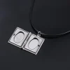 dessin animé jujutsu kaisen todo aoi le même modèle collier unisexe ouvrable carré cadre photo tour de cou bijoux accessoires de fête cadeau