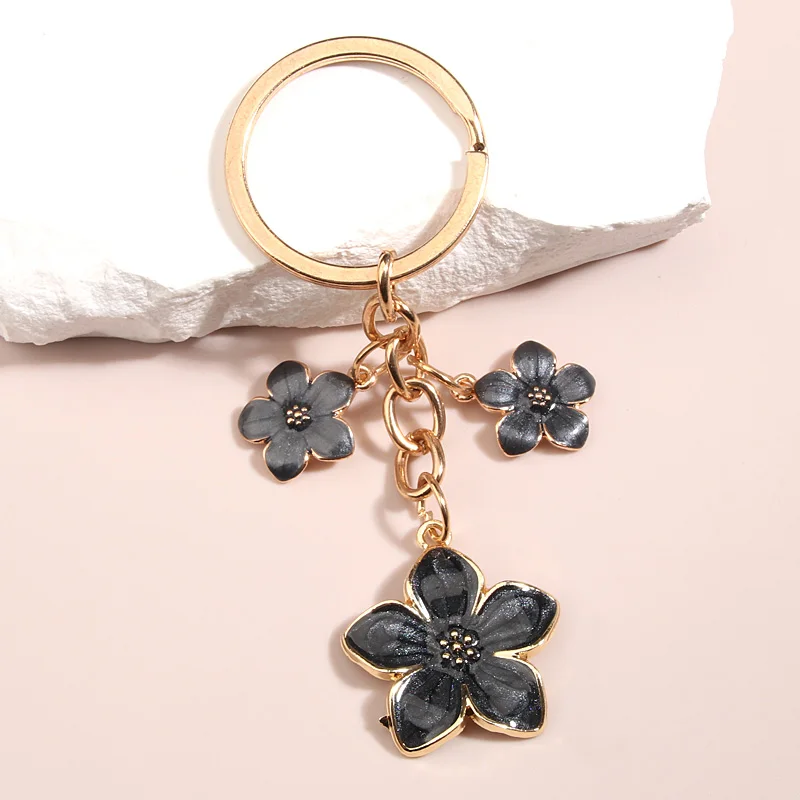 porte clés plante mignon sakura fleur, en émail, pour femmes et filles, accessoire de sac à main, clés de voiture, bricolage, bijoux doux, cadeaux porte clés plante mignon sakura fleur, en émail, pour femmes et filles, accessoire de sac à main, clés de voiture, bricolage, bijoux doux, cadeaux