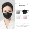 masque anti poussière tridimensionnel masques faciaux tissu masques de protection anti poussière jetables boucles auriculaires masque buccal mascarillas noir blanc