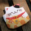 maneki neko – porte monnaie de style japonais, portefeuilles à fermeture éclair, pochette chat porte bonheur, sac de rangement, porte carte imprimé floral pour femmes