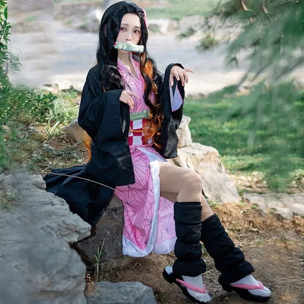 anime kimetsu no yaiba tanjirou kamado nezuko cosplay femmes et hommes kimono cosplay ensembles de costumes anime kimetsu no yaiba tanjirou kamado nezuko cosplay femmes et hommes kimono cosplay ensembles de costumes