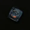 cyprinus carplat keycaps en résine, fait à la main, créatif, oem r4 recommandé, koi artisan keycap pour clavier mécanique, accessoires cadeaux