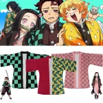 Costume de Cosplay Anime Kimonos Kochou Shinobu pour femmes, hommes et enfants, Haori Kimetsu No Yaiba Kamado Tanjirou, Costume de famille d’été Costume de Cosplay Anime Kimonos Kochou Shinobu pour femmes, hommes et enfants, Haori Kimetsu No Yaiba Kamado Tanjirou, Costume de famille d’été