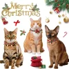 collier porte bonheur pour chat, 1 pièce, joli collier de cloche de noël, couleur vibrante, bijoux pour chat, costume, collier pour chaton, accessoire festif pour animaux de compagnie, vacances