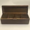 organisateur de sachets de thé en bois d'acacia, boîtes de rangement de sachets de thé à 4 ou 8 compartiments, coffre caddie en bois, conteneurs porte sachets de thé
