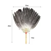 Éventail chinois ancien en plumes zhuge liang pour hommes, éventail traditionnel en plumes pour