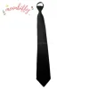 cravate de cou pré nouée pour hommes, 5cm, slim, fermeture éclair, rouge, noir, bleu, couleur unie, slim, étroit, robe de soirée pour marié, étudiante