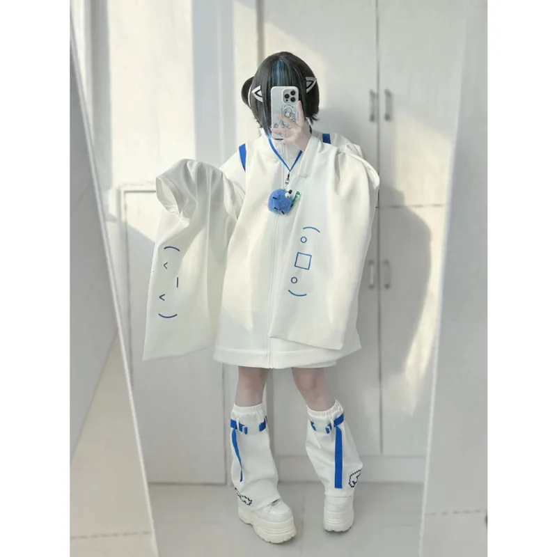 veste japonaise à manches larges pour femme, manteau à fermeture Éclair, solide, décontracté, polyvalent, à la mode, printemps automne 2024 veste japonaise à manches larges pour femme, manteau à fermeture Éclair, solide, décontracté, polyvalent, à la mode, printemps automne 2024
