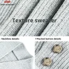 hanlu 2025 – cardigan kimono japonais pour hommes, vintage, style vieil argent, tricot lourd, patte asymétrique, manteau de luxe