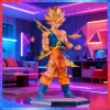anime chaud dragon ball son wukong super saiyan poupée wukong dbz action poupée modèle bureau décoration ornement cadeau collection poupée