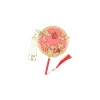 Éventail de groupe de mariée style ancien mariée xiuhe ventilateur festif produit fini main tenant ventilateur xiuhe vêtements ventilateur tuan ventilateur rond