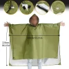 solomon poncho imperméable multifonctionnel, imperméable, housse à capuche, camping en plein air, randonnée, voyage, moto, équipement de pluie, tente