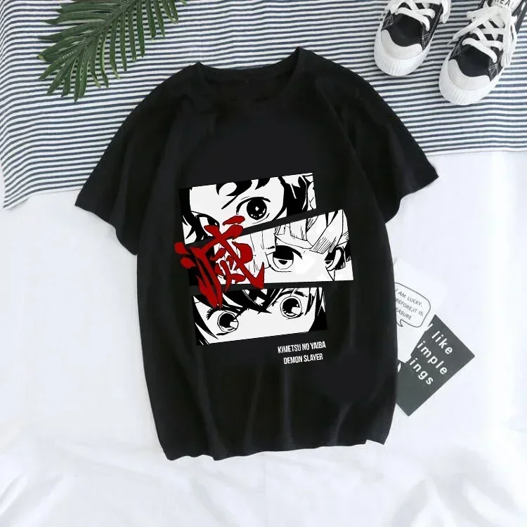 t shirt pour femmes, dessin animé japonais demon slayer, kimetsu no yaiba nezuko, tanjirou kamado graphique y2k, vêtements hauts t shirt pour femmes, dessin animé japonais demon slayer, kimetsu no yaiba nezuko, tanjirou kamado graphique y2k, vêtements hauts