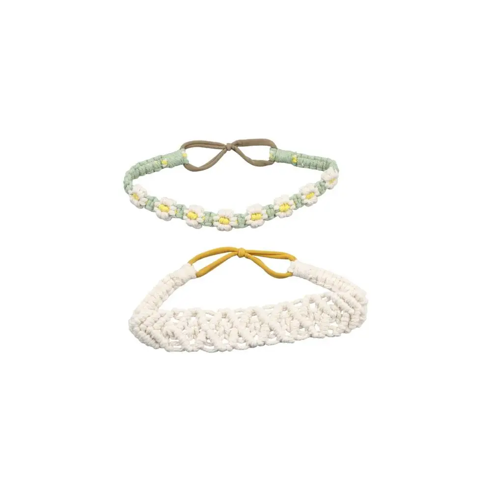 couvre chef petite marguerite turban élastique bandeau de cheveux style ethnique bohème bandeau crochet bandana femmes cheveux écharpe macramé bandeau de cheveux couvre chef petite marguerite turban élastique bandeau de cheveux style ethnique bohème bandeau crochet bandana femmes cheveux écharpe macramé bandeau de cheveux