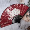 anime fox fan cosplay costume accessrespiration, hand gérharajuku lolita, folding, men and women, lovers gift prop clothing, prairie style