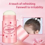 Grework-Bâton prévient les frisottis pour cheveux lisses, Nourrir les cheveux naturels, Crème coiffante végétale, Arrange At, Non W155, M7M5, 40g