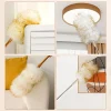 plumeau en laine pour le nettoyage ménager, brosse pour le nettoyage de la voiture, balayage de la poussière, usage quotidien, lavable, outils ménagers