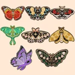 Patchs papillon pour vêtements, ruban violet, patchs brodés, Badges à coudre de dessin animé, fer sur Patch, accessoires pour vêtements DIY Patchs papillon pour vêtements, ruban violet, patchs brodés, Badges à coudre de dessin animé, fer sur Patch, accessoires pour vêtements DIY