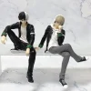 figurine de tir à vent de dessin animé sakura haruka, 15cm, kaji ren, bouchon de nouilles, modèle assis, jouet cadeau, poupée aciton