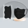 masque facial jetable en forme de papillon, 50 pièces, respirant, 3 couches, couleur morandi, couverture faciale de protection, masque anti poussière en v