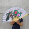 grand éventail suspendu en tissu à main en bambou, super grand, pour salon, cinéma chinois, accessoire de tournage, cadeaux de mariage, célébration