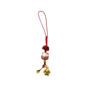 Porte-clés de dessin animé Maneki Neko, ornement en céramique, chat porte-bonheur, pendentif de téléphone portable, Anti-perte, chat porte-bonheur, breloque de téléphone pour filles Porte-clés de dessin animé Maneki Neko, ornement en céramique, chat porte-bonheur, pendentif de téléphone portable, Anti-perte, chat porte-bonheur, breloque de téléphone pour filles