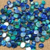 Pierre naturelle Azurite forme ovale cristaux pierres précieuses pierres de cristal Quartz minéral pierre précieuse spirituelle décoration de la maison décorative