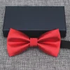 noeud papillon en velours réutilisable pour hommes et femmes, accessoires flexibles, laine bleu, rouge, velours, garçon, fille, couleur verte, noir, affaires, mode, bon