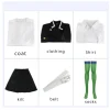 costume de cosplay anime demon slayer, uniforme kimono kanroji mitsuri kimetsu no yaiba, perruque de costume de fête d'halloween pour enfant adulte