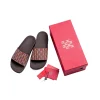 tongs décontractées pour femmes avec logo imprimé sole flexible utilisation polyvalente jardin patio errands sandales tongs confortables au quotidien