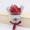 1 pièce, mini bouquet de fleurs de savon fait main, bouquet de roses, adapté aux cadeaux de fête, famille, amis, mère, cadeaux de petite amie