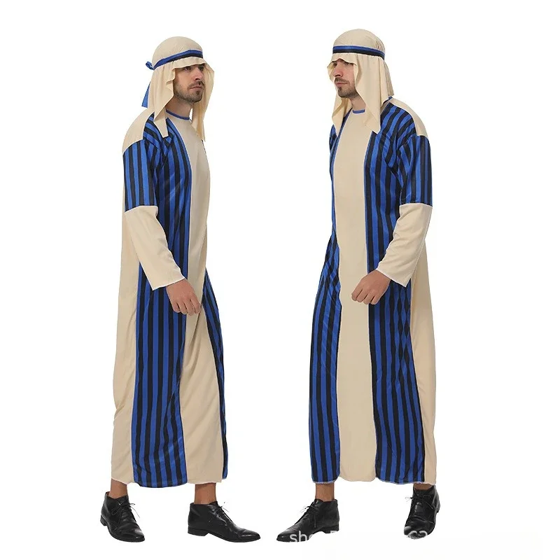 nouveauté hommes arabe moyen orient cosplay robe adulte vêtements carnaval jeu de rôle déguisement fête décoration cosplay costumes nouveauté hommes arabe moyen orient cosplay robe adulte vêtements carnaval jeu de rôle déguisement fête décoration cosplay costumes