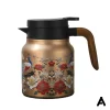 théière de style chinois, bouilloire à thé en acier bleu et blanc avec thé, bouilloire en porcelaine, filtre d'eau de 1000ml k1t4